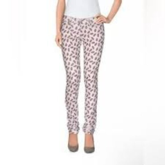 NWT Isabel Marant Etoile Floral Micro-Corduroy Slim Pants Size 36/US 4 - Picture 4 of 7